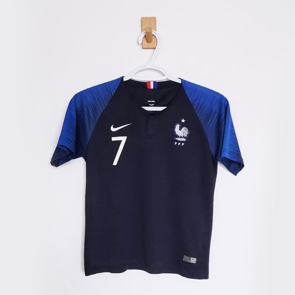 Nike Dri Fit Paris St-Germain France Soccer Jersey - Griezmann #7 - Youth 24 - Picture 1 of 8